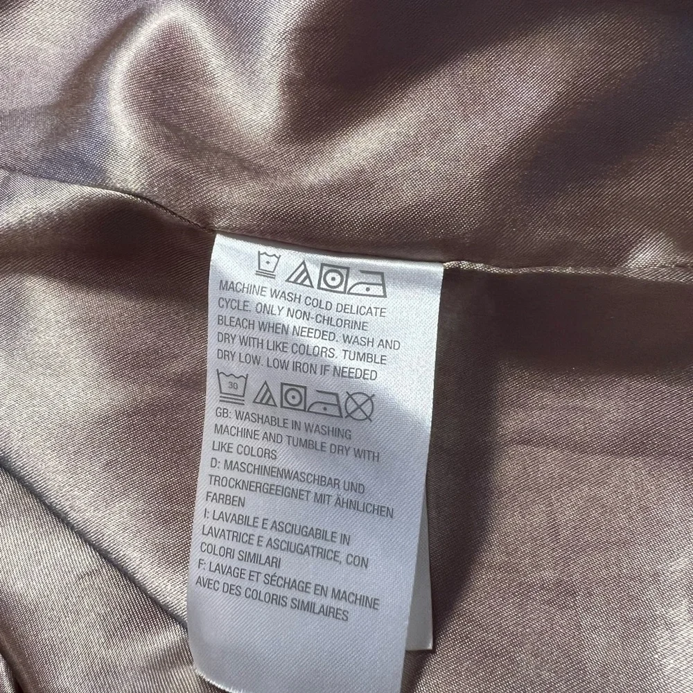 Dennis Basso EUC Size XS Striking Coral Lightweight Spring Jacket Coat (0479) - Picture 10 of 12